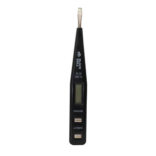 Chave Teste Digital Corrente Elétrica Caneta Teste de Voltagem Medidor de Energia Eletricista 12-250v Bivolt
