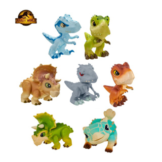 Kit 3 Mini Bonecos Articulados 12cm Baby Dinossauro Jurassic World