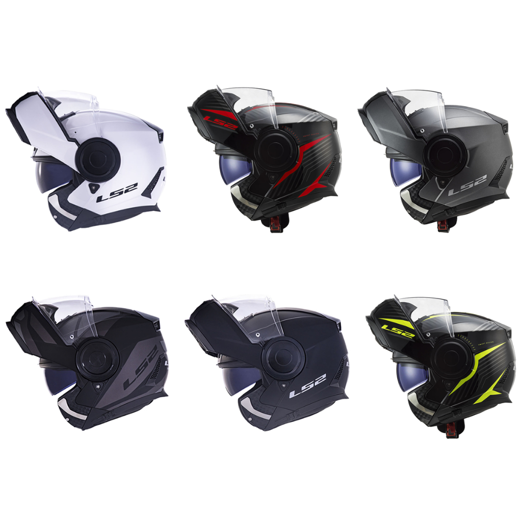 Capacete Ls Ff Scope Mask Articulado Com Viseira Interna Shopee