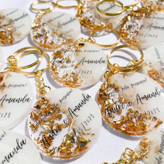 Lembrancinha para casamento Chaveiro personalizado-Brindes de empresas, chá de bebê, aniversário em Oferta na Shopee