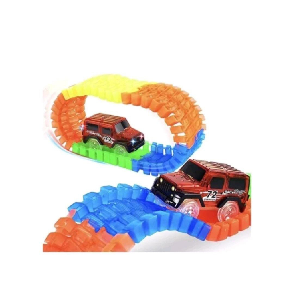 Carrinho a Pilha com Pista de Blocos para Montar 56 Peças | Shopee Brasil