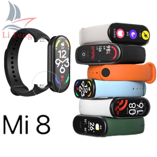 Pulseira de Silicone para Compatível Com Xiaomi Mi Band8/Mi Band9