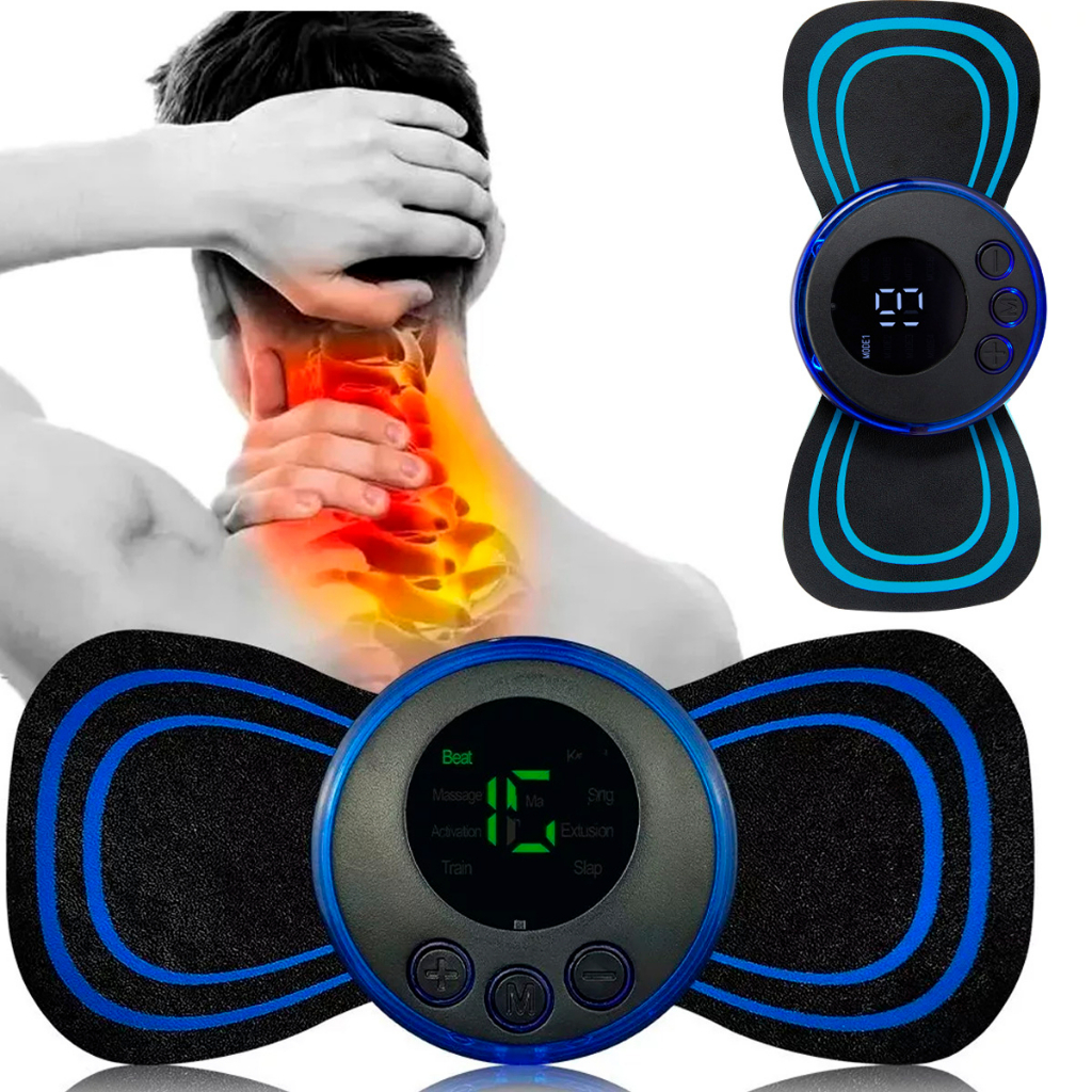 Mini Massageador El Trico Port Til Cervical Ems Alivia Dores Corpo Pesco O Shopee Brasil