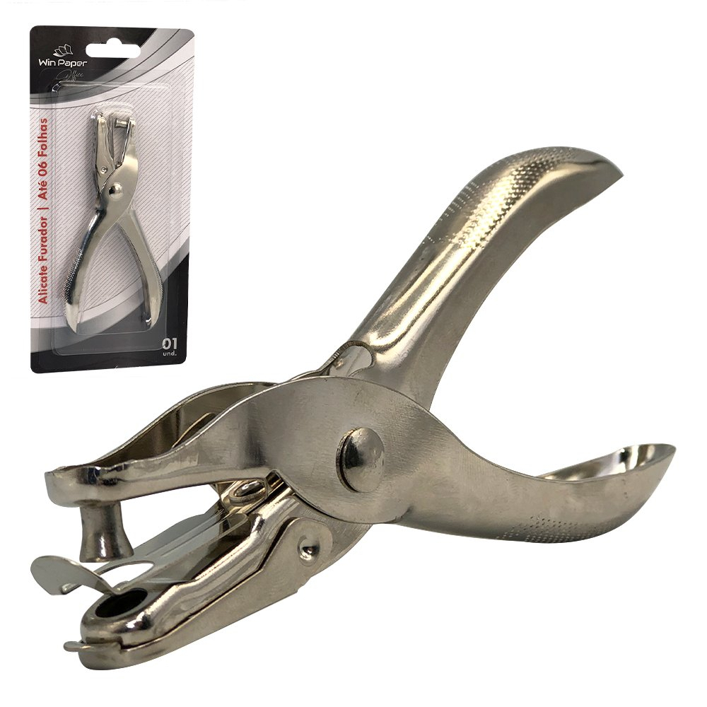 Alicate Furador Perfurador Papel Eva Circulo 6mm