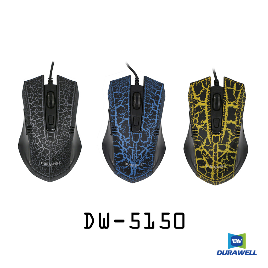 Mouse Gamer Durawell Com Fio USB – DW-5150