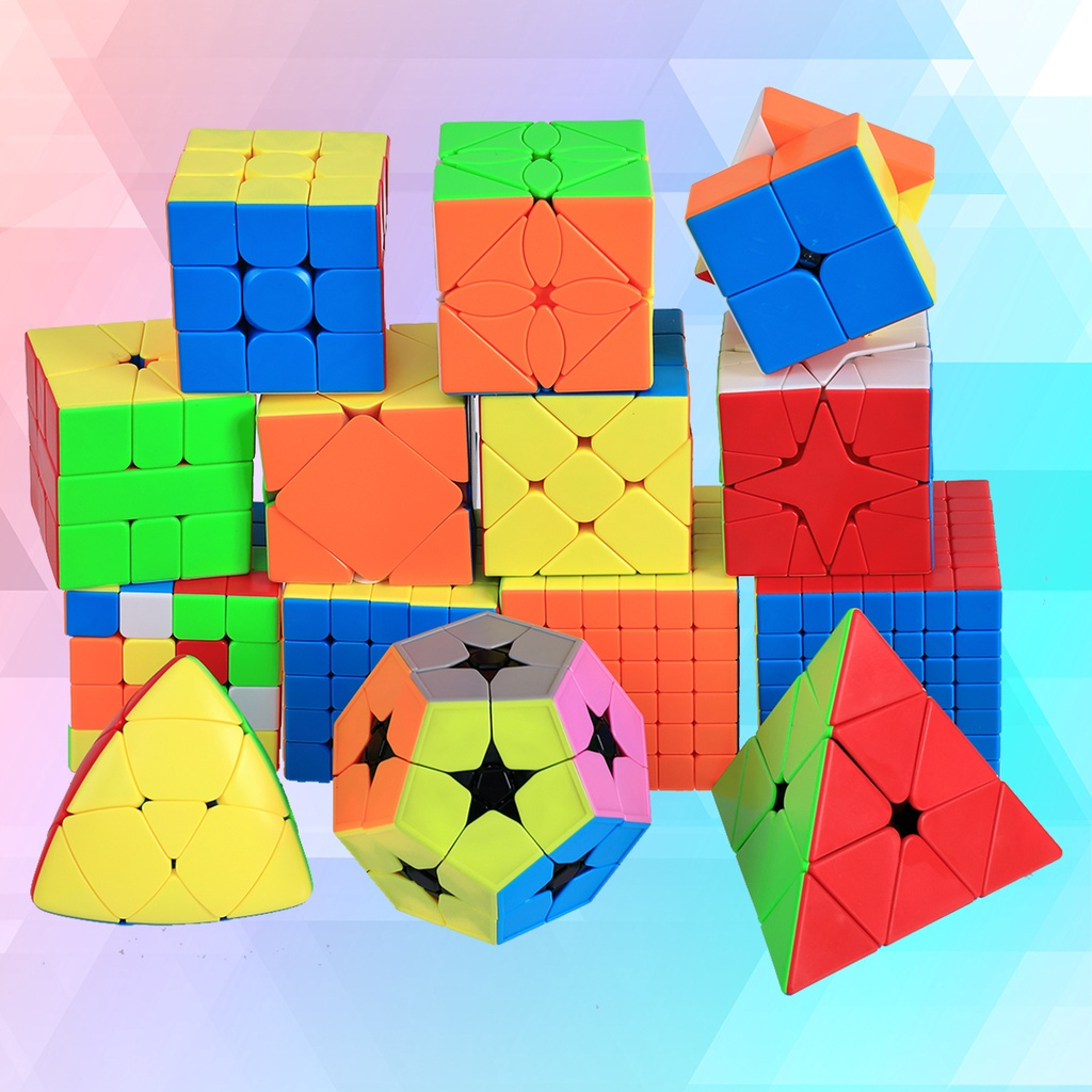 Cubo Mágico 3x3x3 Arredondado Pillow Candy Colors