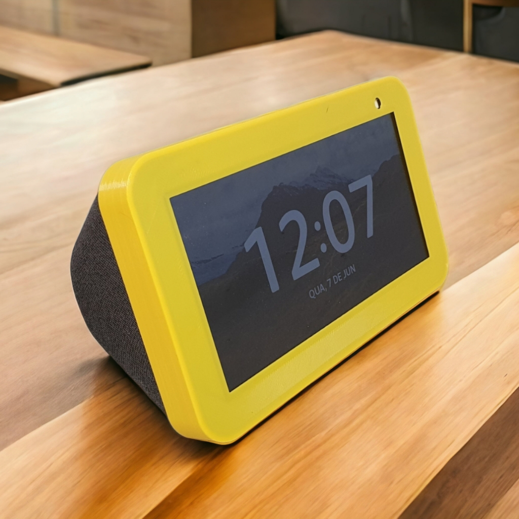 Kit Com DUAS Capinhas Para Alexa Echo Show 5 Presente Decora o