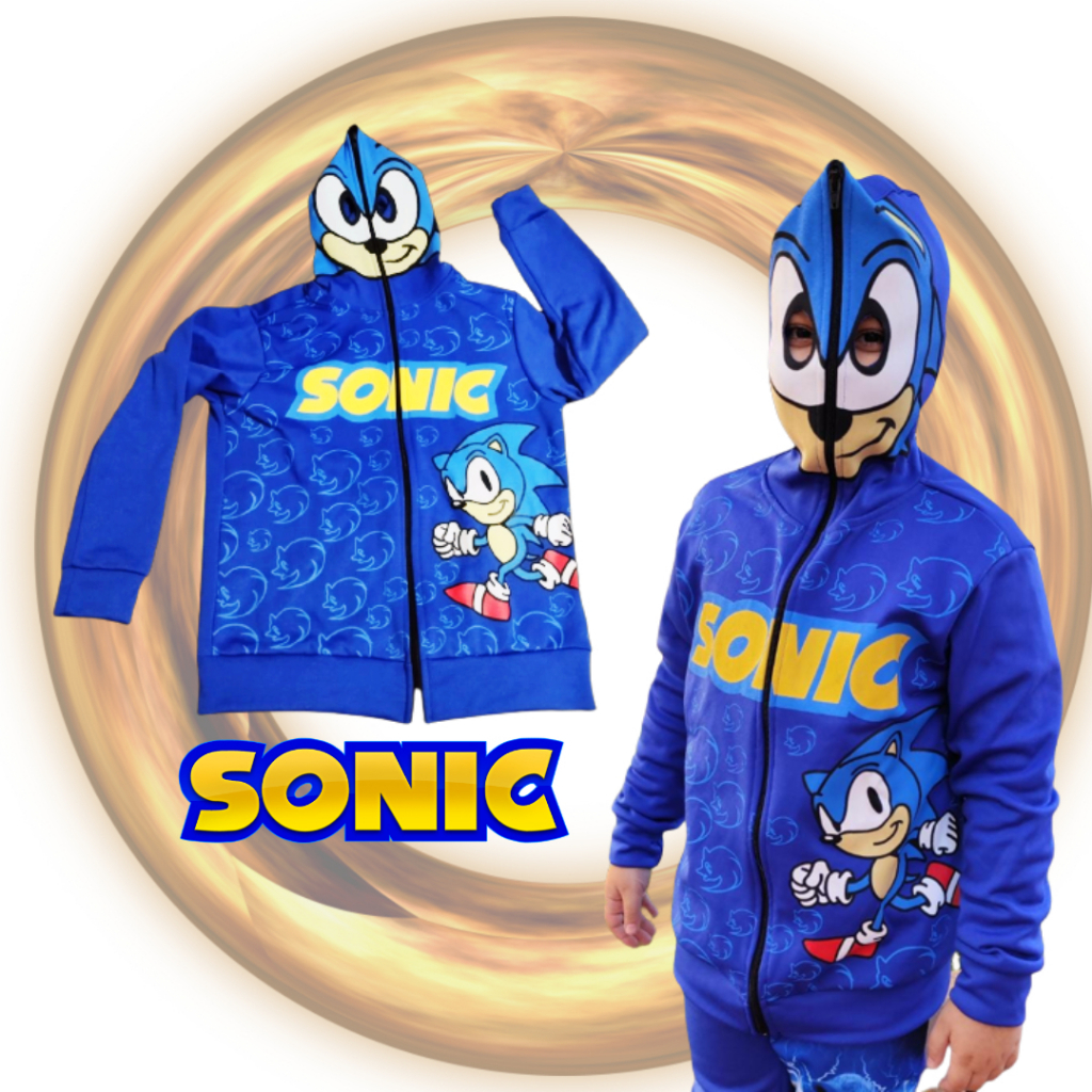 Sonic Fantasia Personagem, Roupa Infantil para Menino Nunca Usado 86239549