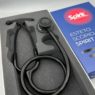 Estetoscópio Spirit MD Pro-Lite Adulto Black Edition