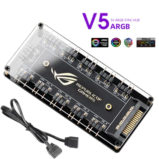 Hub Argb 5v 3 Pinos Splitter 10 Vias