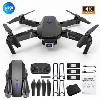 Drone E88 Pro Dual Câmera 4k Wifi Zangão 3 Bateria + Maleta