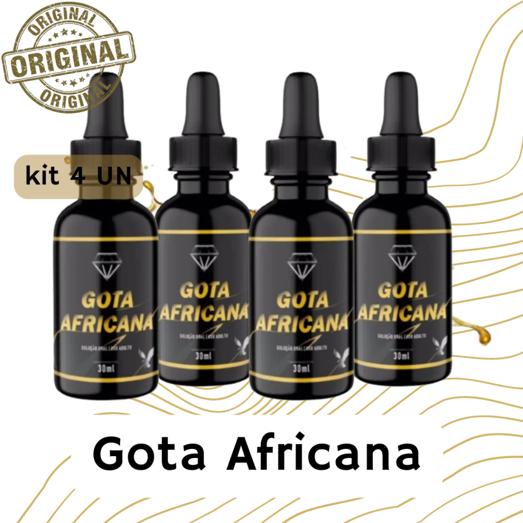 4 Gota Africana Original - 30ML | Shopee Brasil