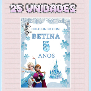 Conjunto Mini Desenhos Pintar Frozen