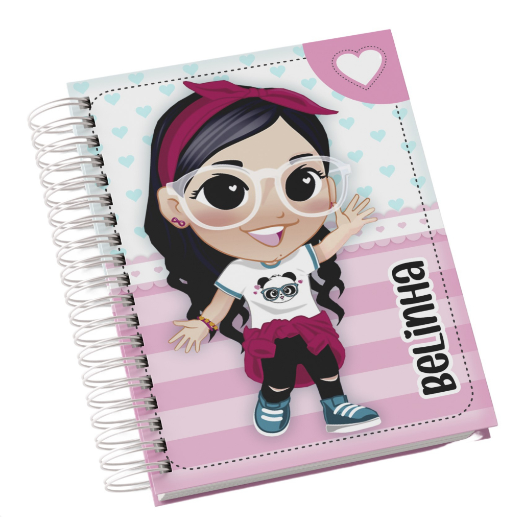 Caderno de Brochura Personalizado Luluca