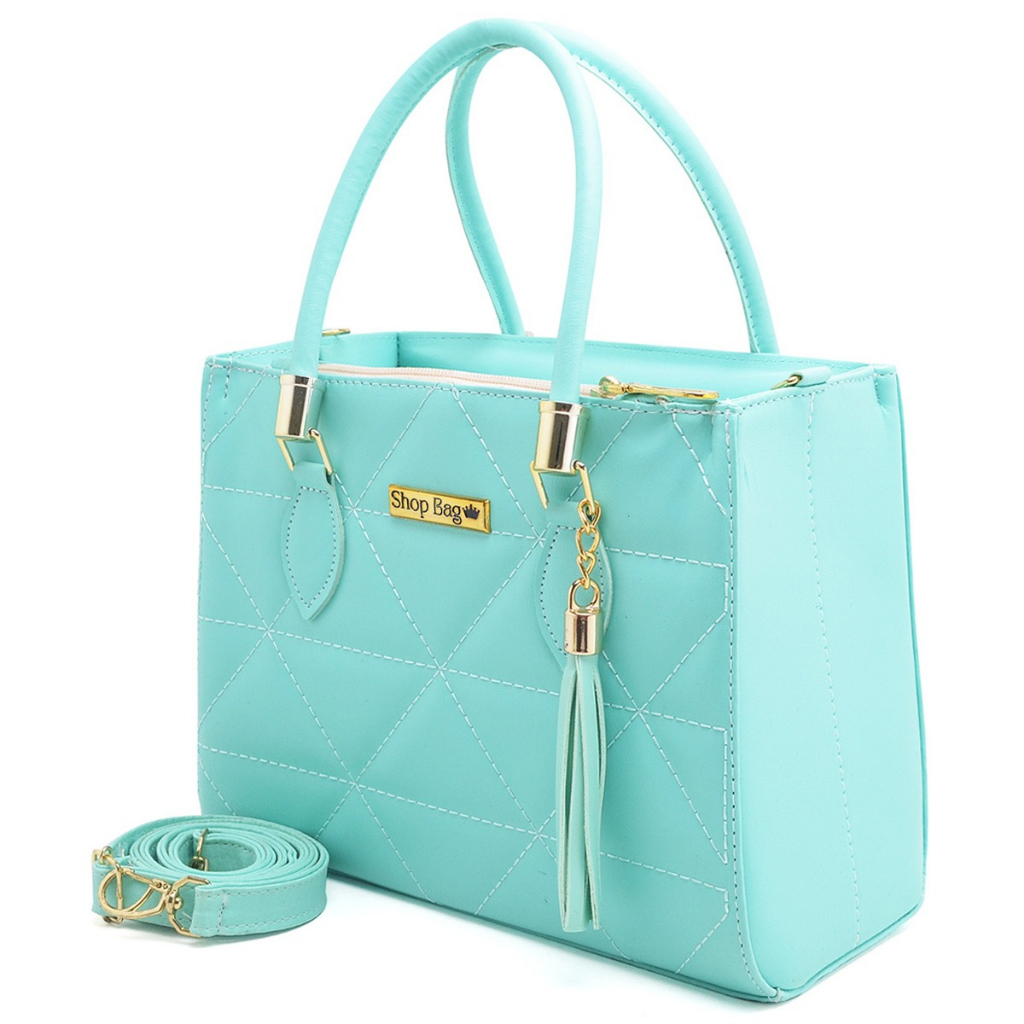 Bolsa Feminina Lorena Média Shopbag Bordada Dubai