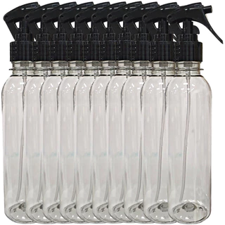 10 Garrafas Pet 300ml COM Borrifador Pulverizador Spray Gatilho