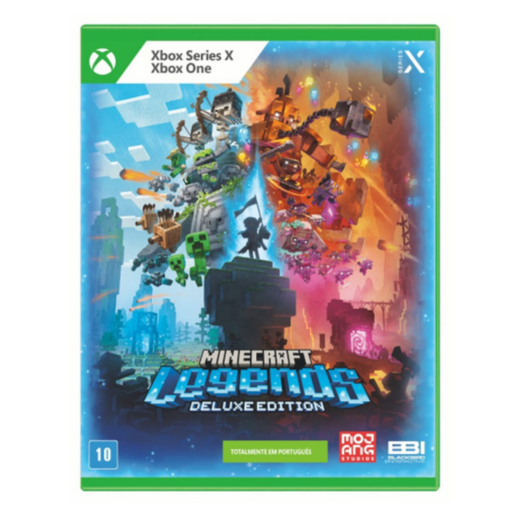 Minecraft Legends Edição Deluxe Xbox One - XIS Mídia Física Lacrado