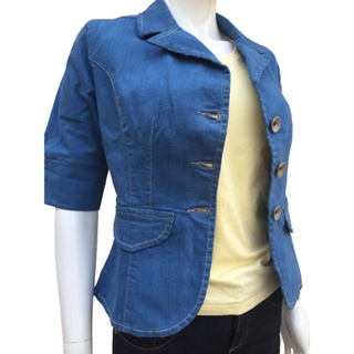 Blazer Feminino Alfaiataria Casaco Social Com Botão Tendências Super Envio! !