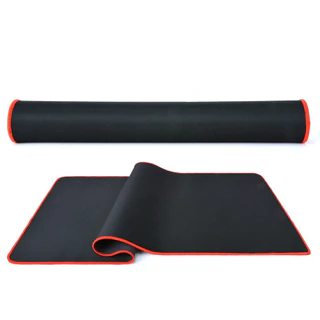 MousePad Gamer Speed Borda vermelha Costurada 70x35 / 90x40 QUEIMA DE ESTOQUE
