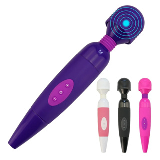 Vibrador Massageador Clitoriano Varinha Mágica Recarregável 10 Modos de vibrações