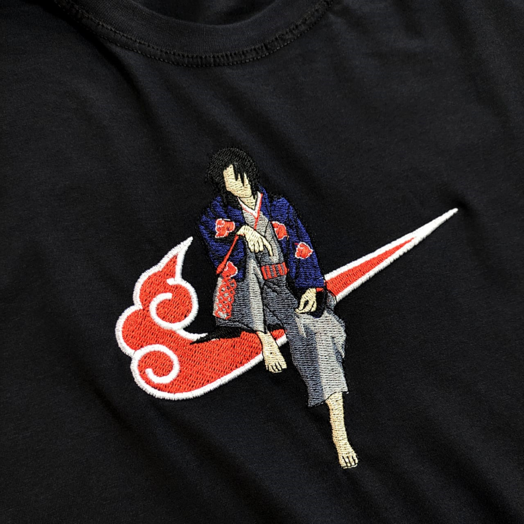 Camisa Camiseta Akatsuki Sharingan Sasuke anime Naruto 100% algodão alta  qualidade VARIOS MODELOS nuvem akatsuki