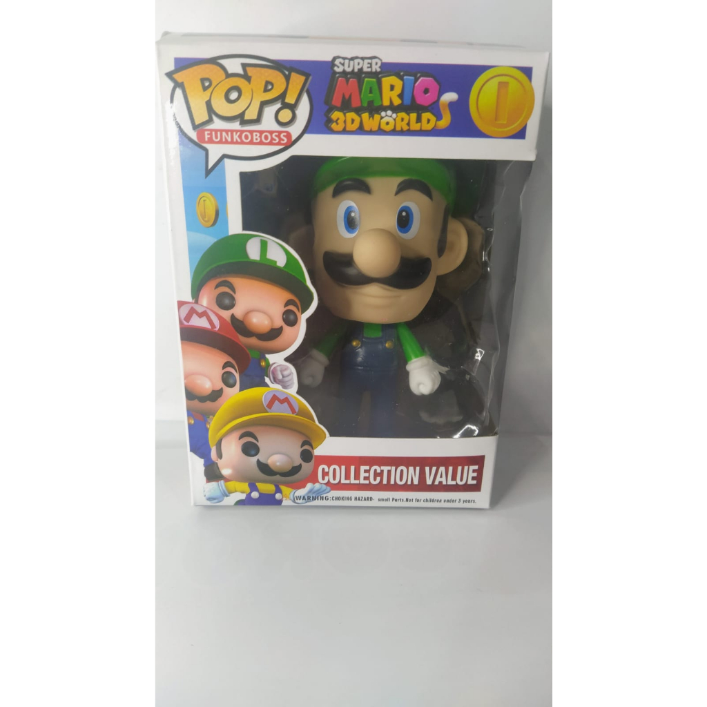 Funko Pop Super Mario 14 cm | Shopee Brasil
