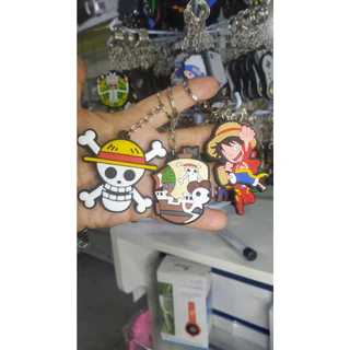 Chaveiro combo One piece + Barquinho One Piece Emborrachado e em relevo e outros (escolha)