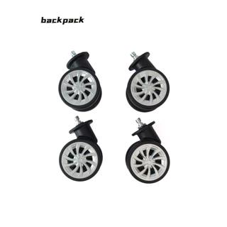 Acessórios de mala Rodas Rodas universais pretas Rotação de 360 ​​graus kit2/Kit4 em Oferta na Shopee