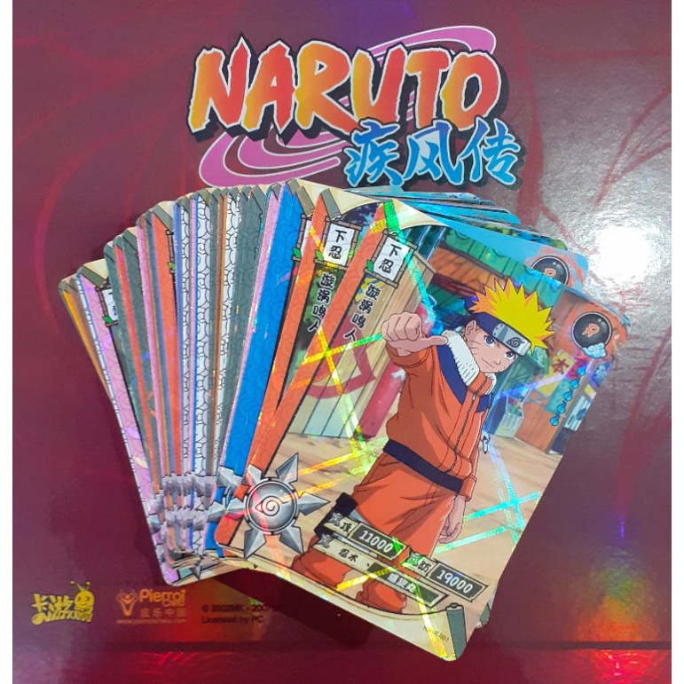 Lote 100 cartas R Naruto Kayou TCG (1 à 100) Shopee Brasil