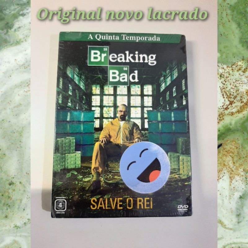 Box dvd Breaking Bad a quinta temporada original | Shopee Brasil