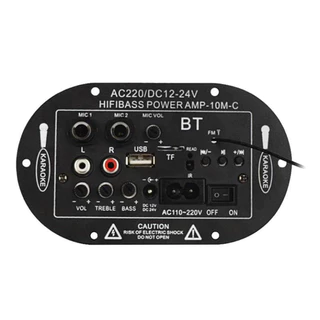 placa amplificador digital bluetooth subwoofer amp carro em casa usb fm rádio tf player áudio módulo amplificado 12v 24v 220v de alta potência