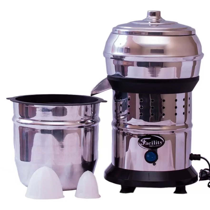 Extrator e Espremedor Inox Industrial Frutas Laranja Sucos P