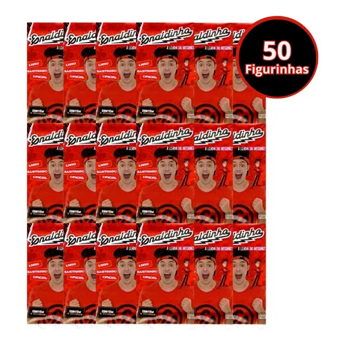 Kit 50 Figurinhas Do Álbum Enaldinho A Lenda 10 Envelopes Original Envio Imediato Shopee Brasil 