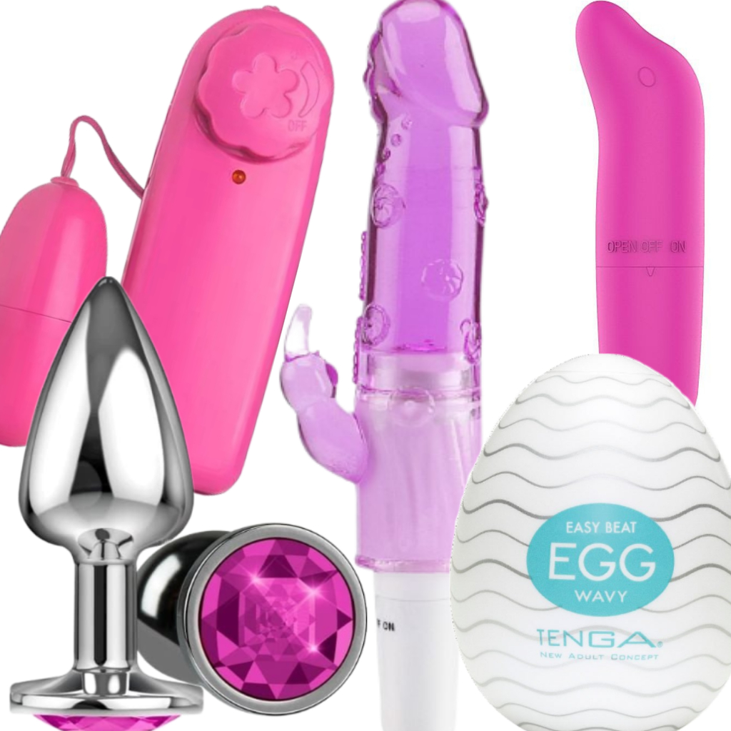 Kit Vibrador Estimulador de clitóris G sport+ Plug Anal de aço + Bullet Vibro + Vibrador Golfinho + Vibrador Jelly Sex Shop SUPER OFERTA