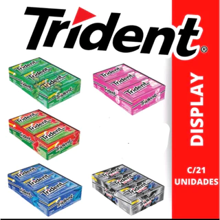 Display Trident com 21 unidade de 8g ( Escolha o Sabor )