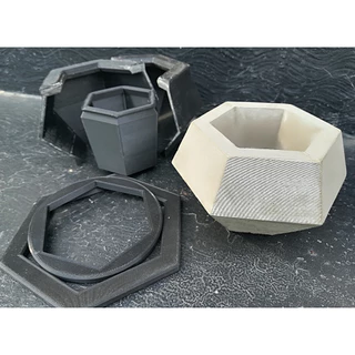 Molde para confecção de vasos de concreto