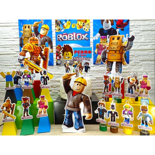 Kit Festa Roblox - Topo Personalizado - Completa