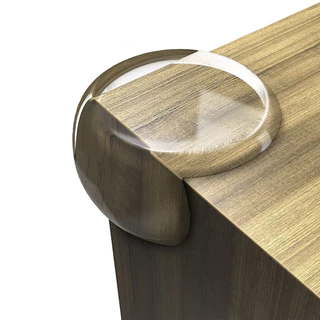 Kit 8 Protetor De Quina Silicone Mesa Segurança Para Crianças E Bebes Proteção Anti-colisão em Oferta na Shopee