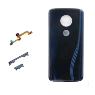 kit flex power + botão externo + tampa traseira para moto g6 play novo