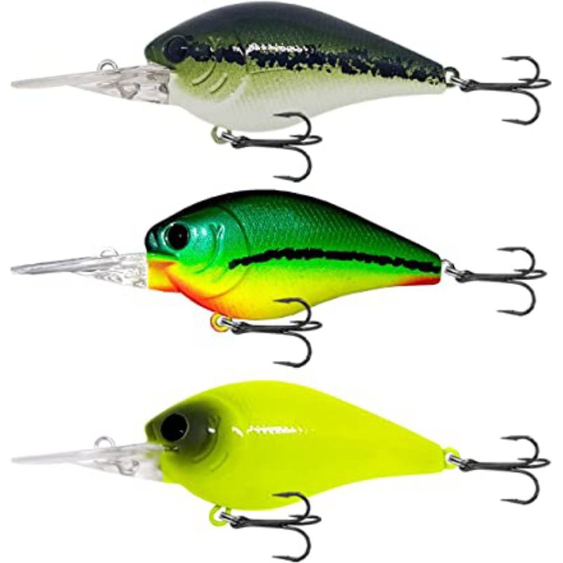 Isca artificial crank fundo Matadeira, isca para traíra, black bass ...