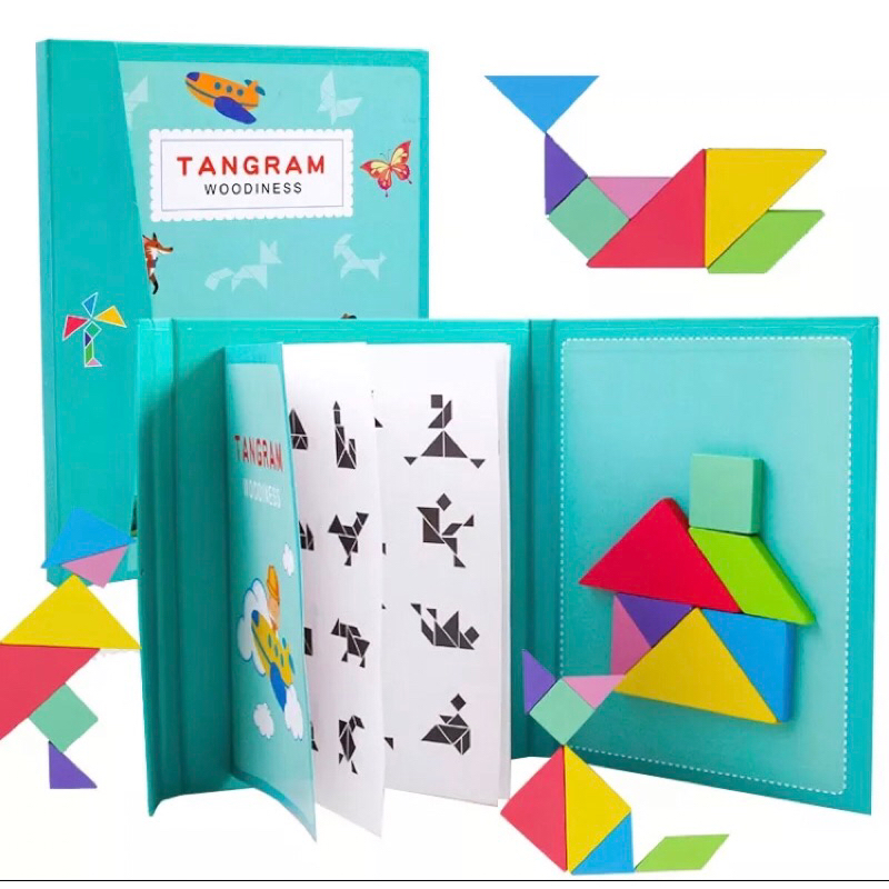 Brinquedo Educativo Quebra Cabeça Tangram Montar Figuras - Imagine  Brinquedos