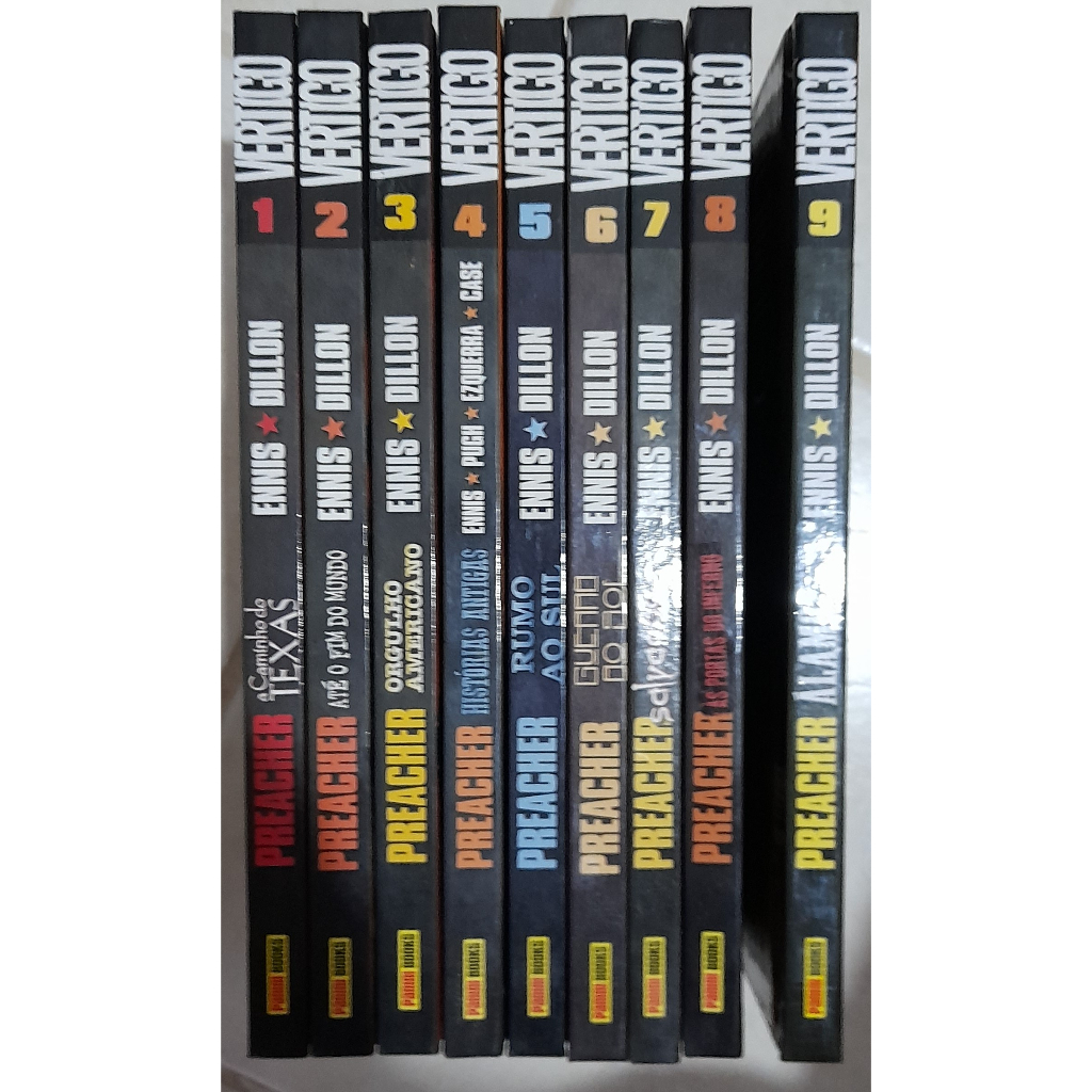 HQ - Preacher - Completo 9 Volumes Capa Dura