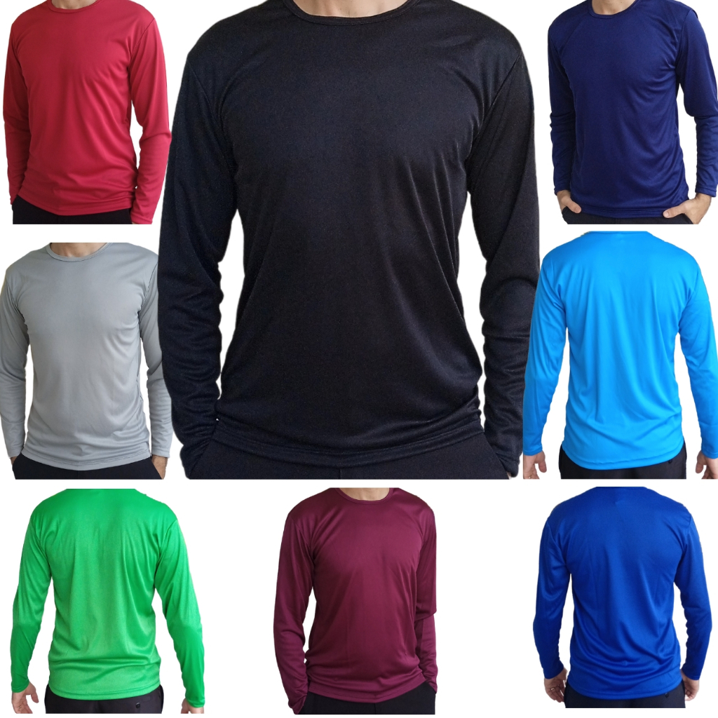 5 Camisetas de Manga Longa Masculina Academia