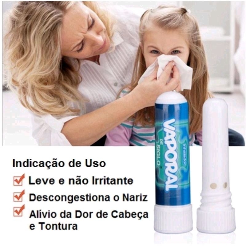 10 Vick Vaporal inalador descongestionante nasal