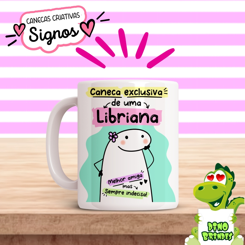 Caneca Florks Libra | Libriana