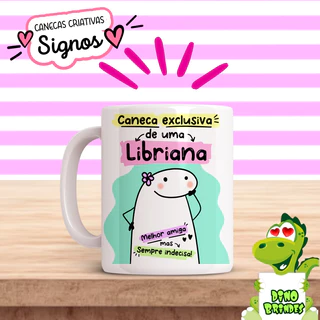 Caneca Florks Libra | Libriana