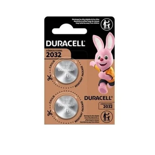 Pilha Bateria Duracell 2032 Redonda c/2 unidades Original - Envio Rápido