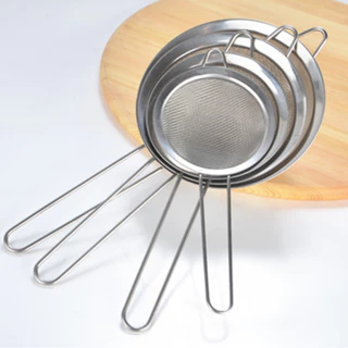 Kit 3 Peneira Coador De Peneiras Aço Inoxidável Para Cozinha Peneira De Cozinha