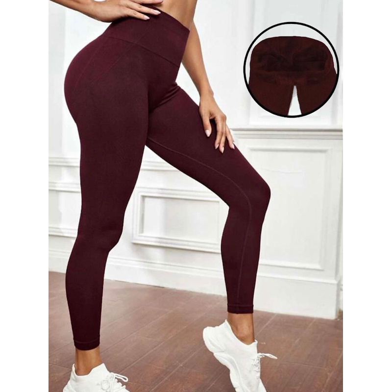 Legging Flanelada, peluciada por dentro, legging térmica cintura