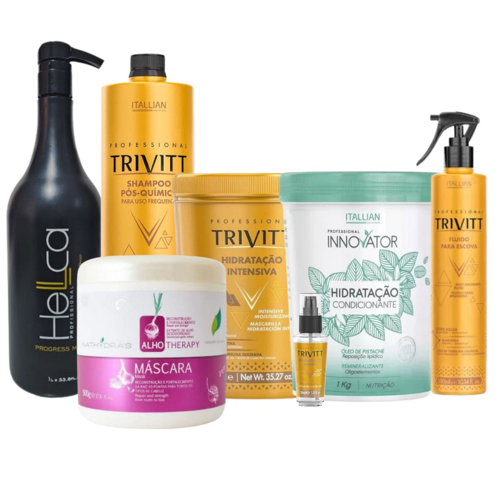 Kit Cabeleireiro Iniciante Ou Profissional Produtos Cabelo